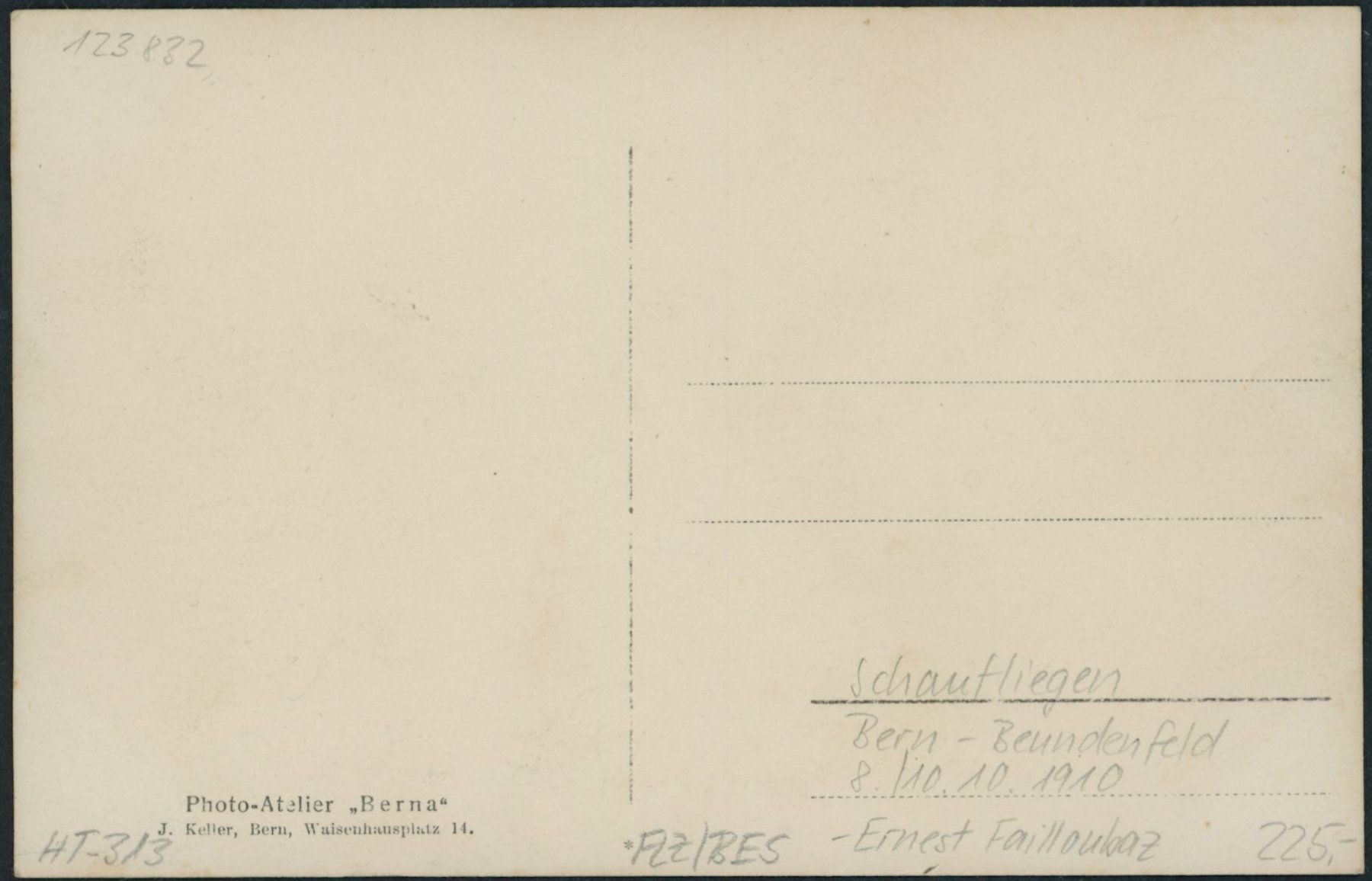 Cartoline postali: BES Bern - Schaufliegen - Flugzeug - E. Failloubaz – Nuovo (secondo la descrizione) da Schindellegi venduto da leecollect 1