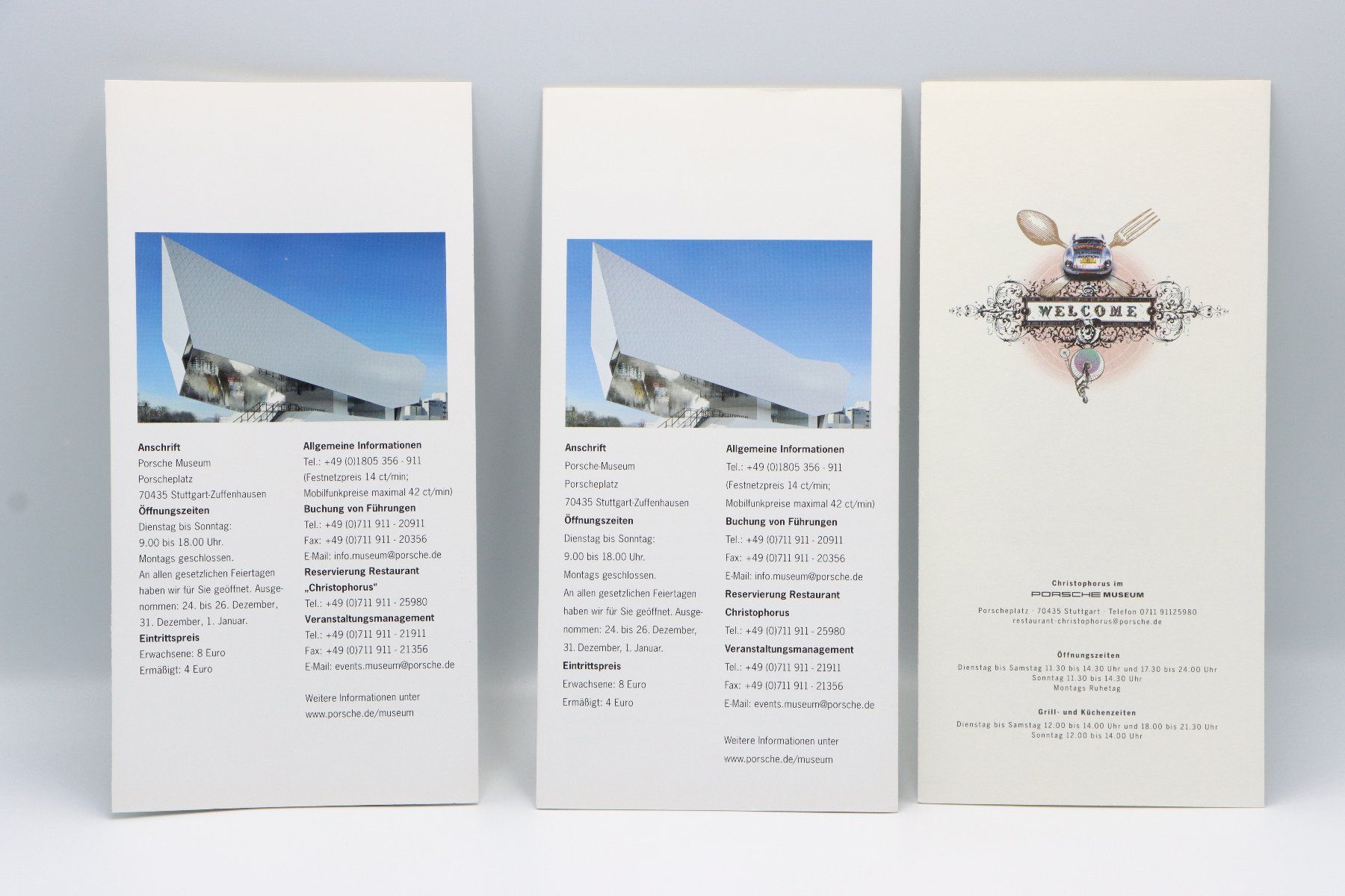 Porsche Documenti: Porsche Museum Prospekte 2013 Lot – Usato da Bühl b.Aarberg venduto da Collectorpassions 1