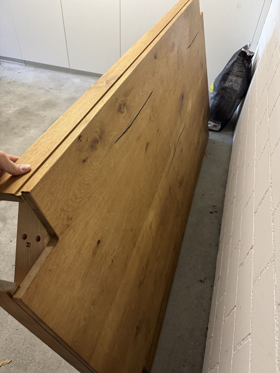 Conforama Tische: Tisch (ohne Katzen) 200x100x77 Eiche – Gebraucht aus Meggen von Aldaris 2