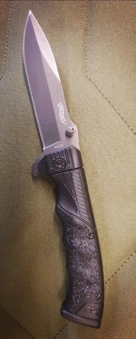 Walther Zubehör: Klappmesser Walther PPQ – Neu (gemäss Beschreibung) aus Guschelmuth von Yamms