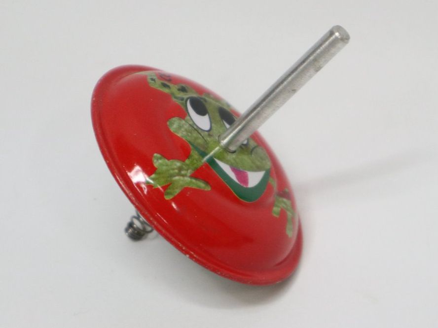 Spielzeuge: Blechkreisel Frosch Kreisel unbespielt – Neu (gemäss Beschreibung) aus Eschenbach SG von Astalavista