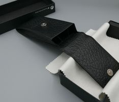 MONTBLANC Meisterstück étui 3 stylos, cuir d’éléphant, noir