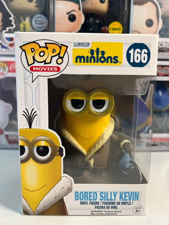 Funko POP! Minions 2 – Stuart En Roller 10 Cm, Figurine Vinyle Otto, Cadeau Officiel Pour Fans