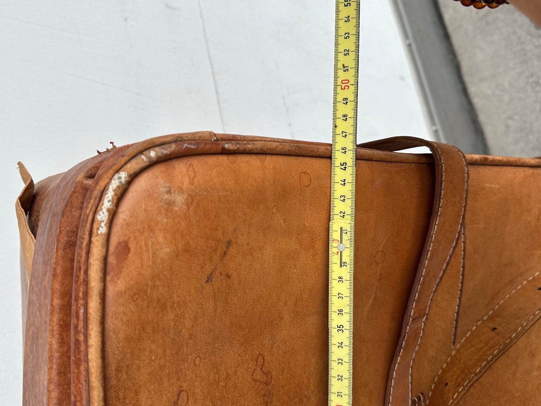 Valigie: Vintage Alter Leder Koffer – Usato da Aarburg venduto da Yula24 7