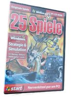 25 Spiele, Strategie & Simulation  (PC-Game, neu/OVP)