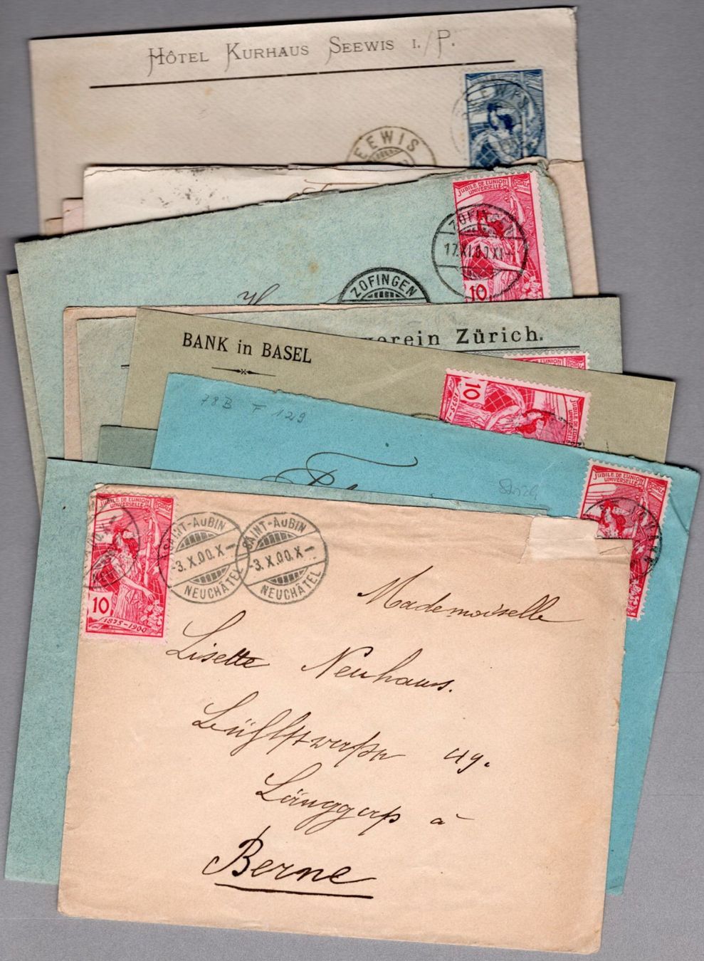 Buste & buste per spedizione: UPU 1900 – Usato da Vilters venduto da Jere3943