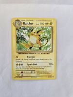 Pokémon Karte Raichu 36/108 Holo gebrauchter Zustand