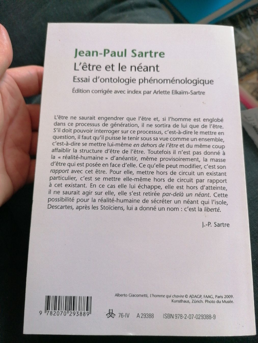 Libri: L'être et le néant.  – Nuovo (secondo la descrizione) da Bern venduto da Oilygin 2