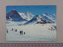 Männlichen, 1979, Ski, Poststempel Bönigen b. Interlaken