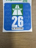 Autobahnvignette 2026 CH