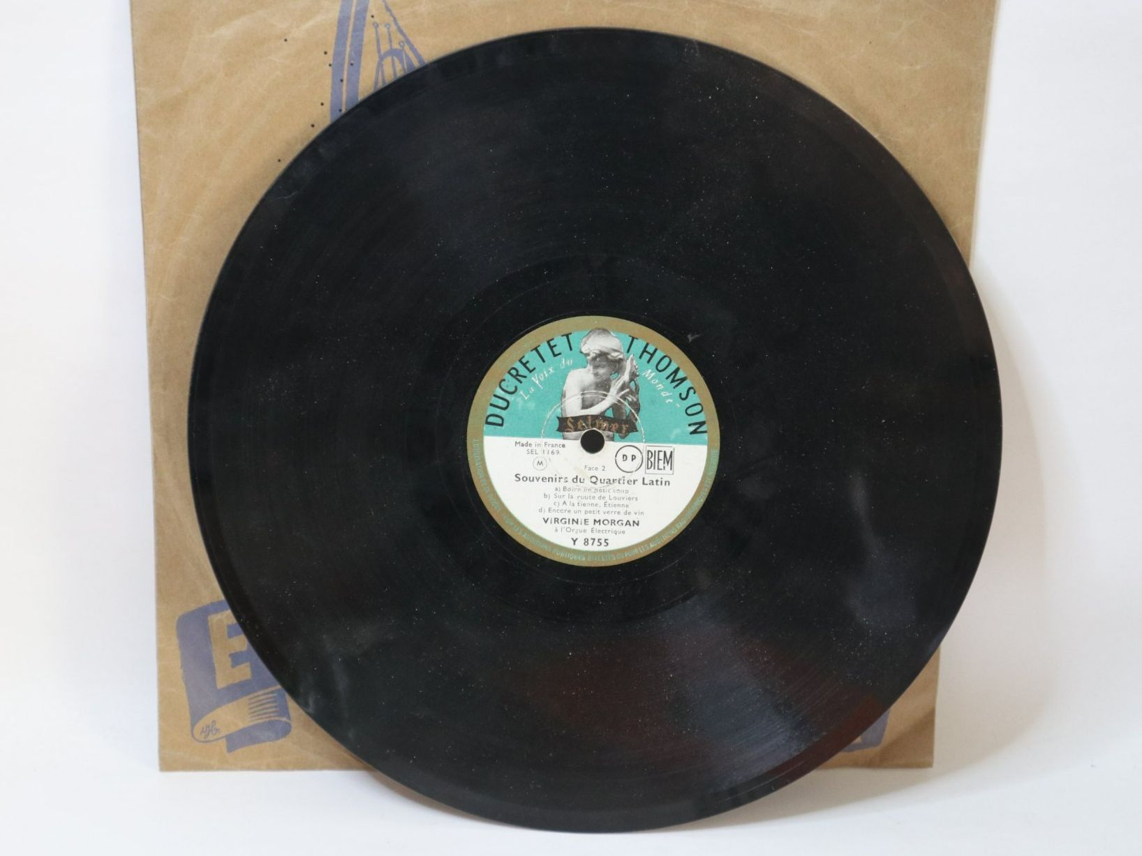 Schallplatten: Schellack Virginie Morgan Souvenirs Du Quartier Latin – Gebraucht aus Eschenbach SG von Astalavista 4
