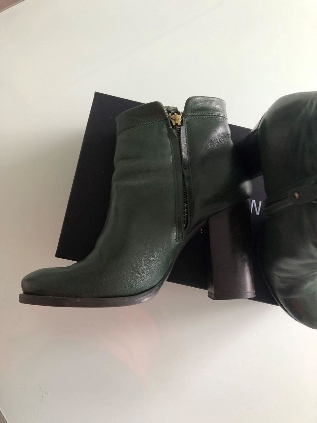 Scarpe da donna: Stiefeletten Dunkelgrün – Usato da Adliswil venduto da Jessik0 3