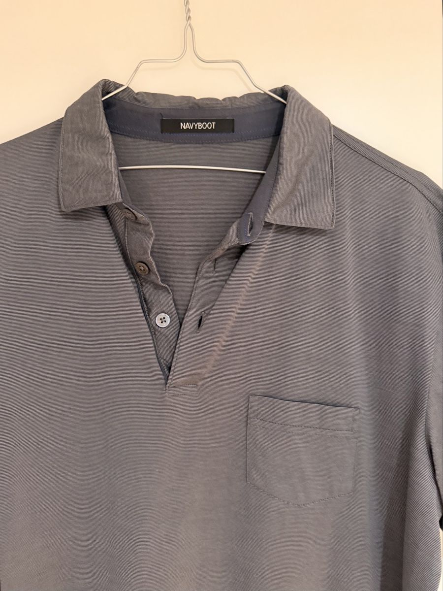 Navyboot Magliette Polo: NAVYBOOT Herren Poloshirt Grau Grösse M – Usato da Hünenberg venduto da Paddels 1