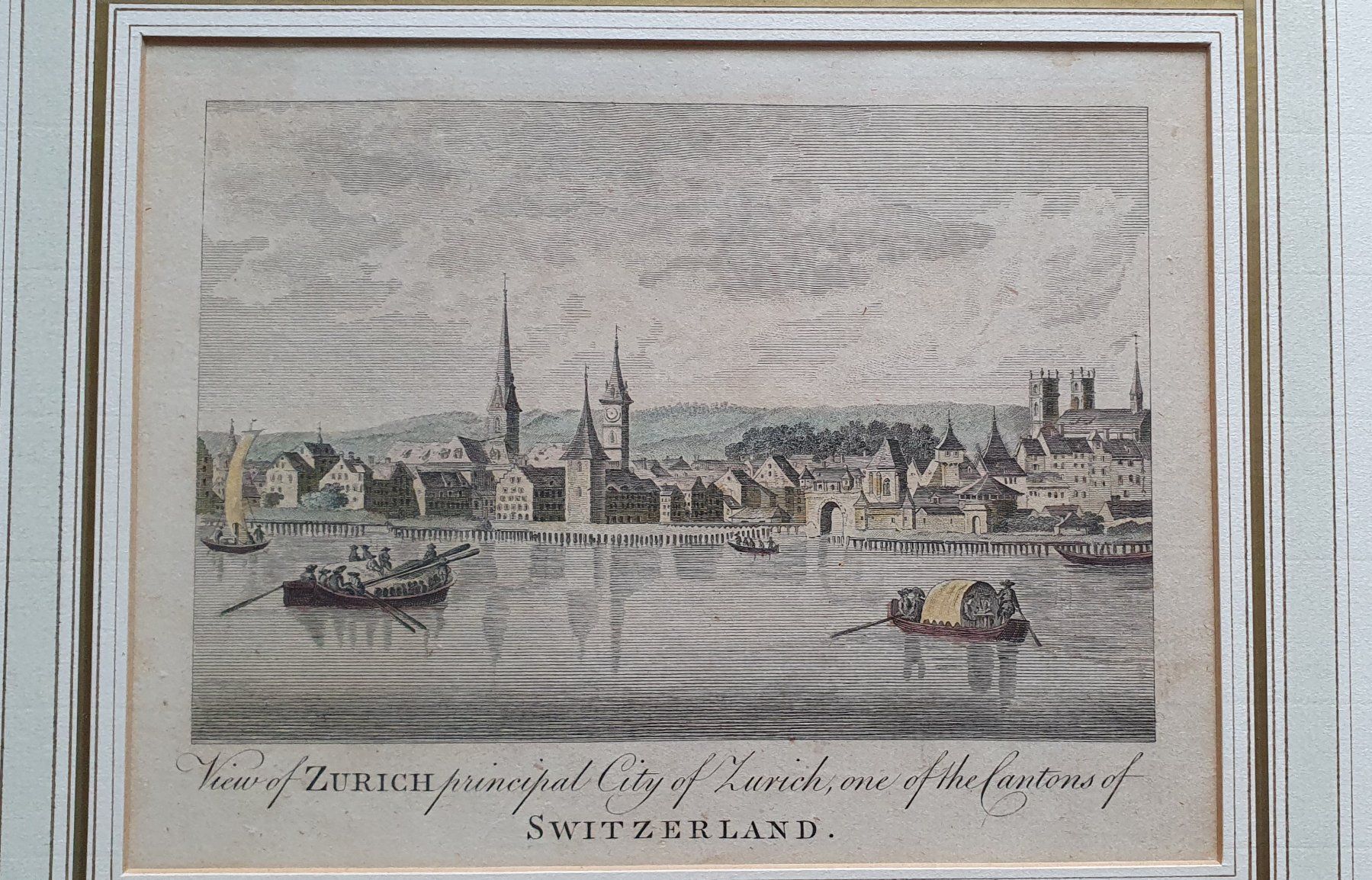 Incisioni: Bild - Stich von Zürich – Usato da Kreuzlingen venduto da Rschweiz1 1
