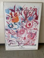 Original Tinguely Palazzo Grassi, Venezia, gerahmt!