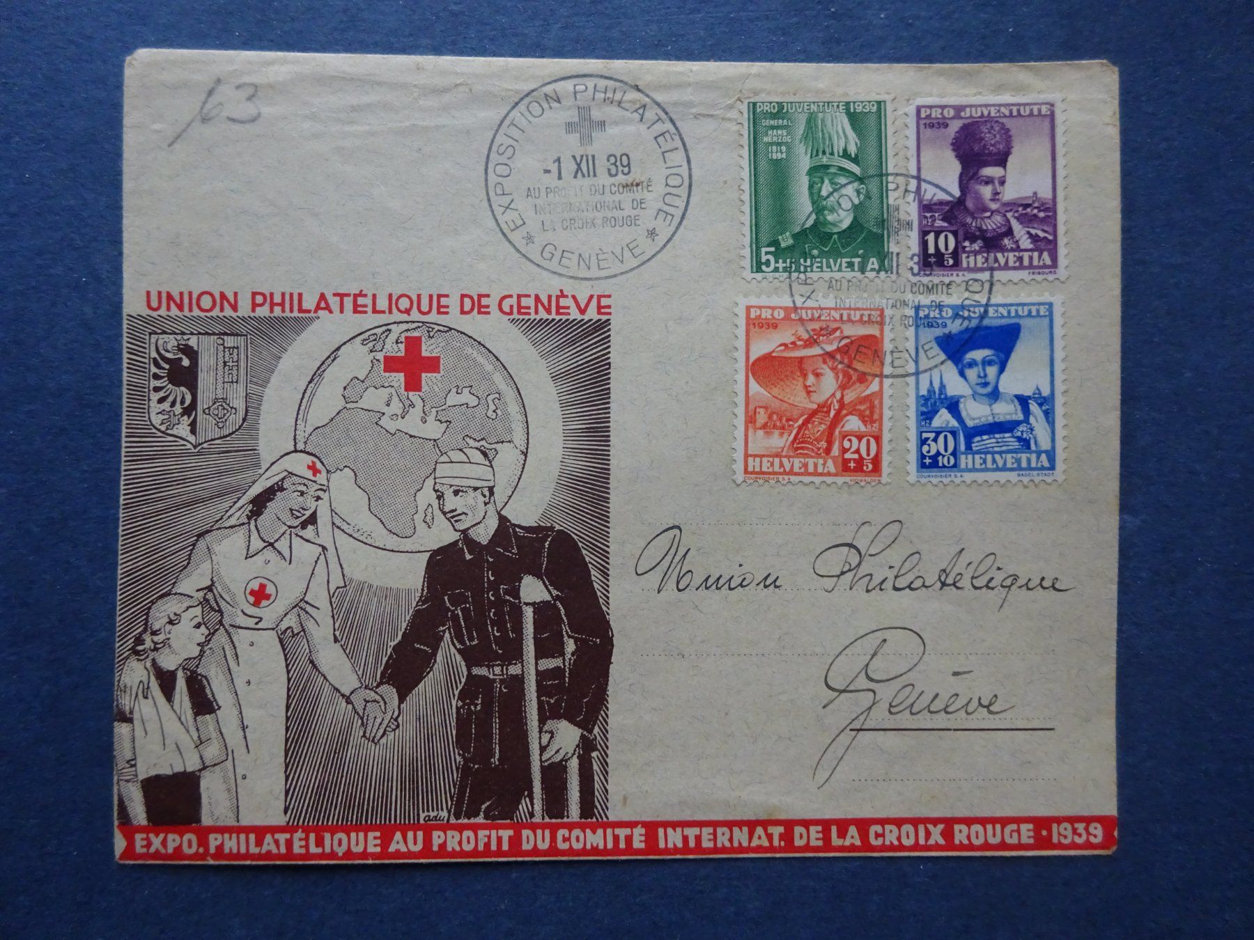 Alle Briefmarken: 1939 Pro Juventute FDC Illustriert - SELTEN – Gebraucht aus Appenzell-Steinegg von adi1975