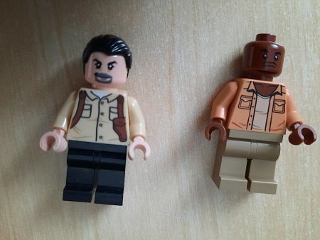 Lego Minifiguren: jw055 Vic Hoskins + jw005 Barry Sembène