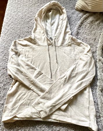 New Yorker Kapuzenpullover Hoodie Sweatshirt Beige Gr. M