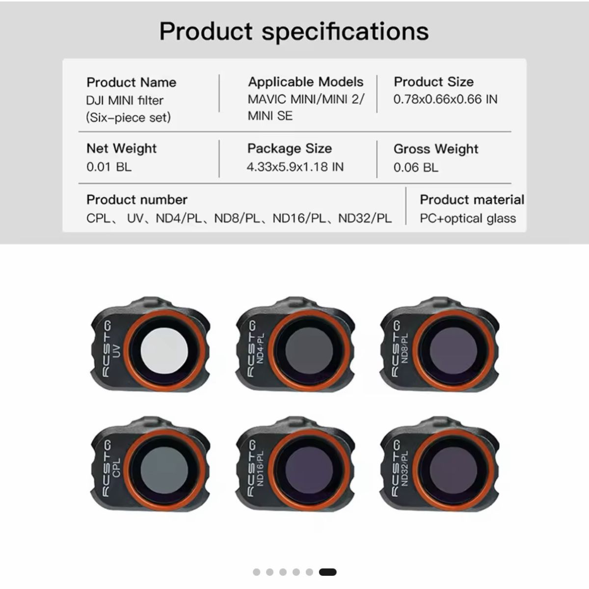 DJI Action Cam: ND / PL Filters for DJI Mini / Mini 2 / Mini SE – Usato da Zürich venduto da jankais3r 6