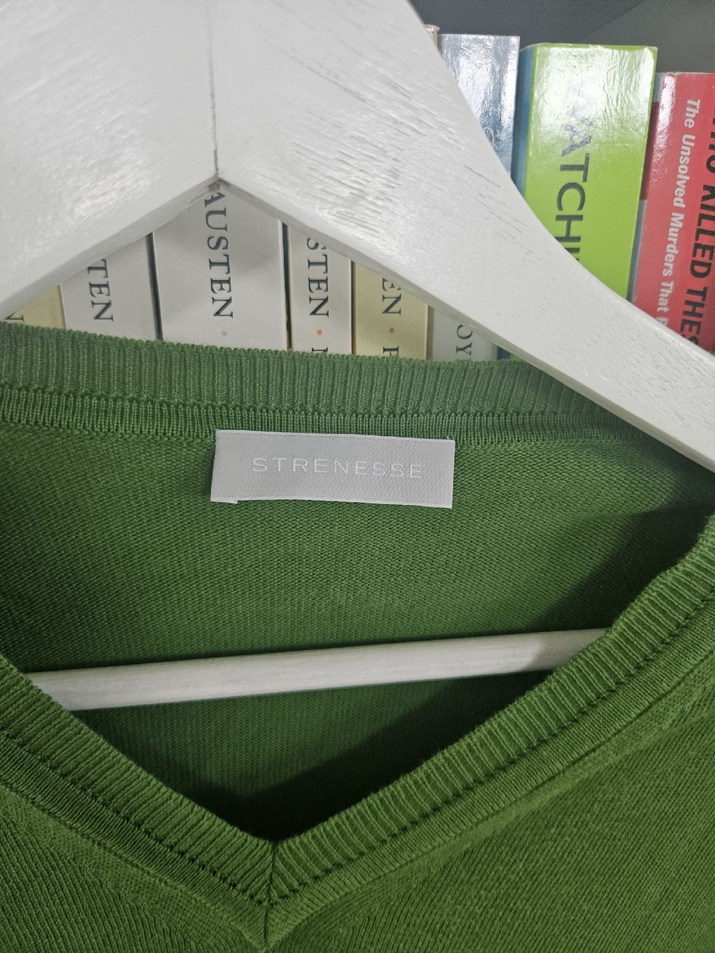 Maglioni & Felpe: Strenesse Pullover Baumwolle Kaschmir S Grün – Usato da Altendorf venduto da nab_mxj7 1