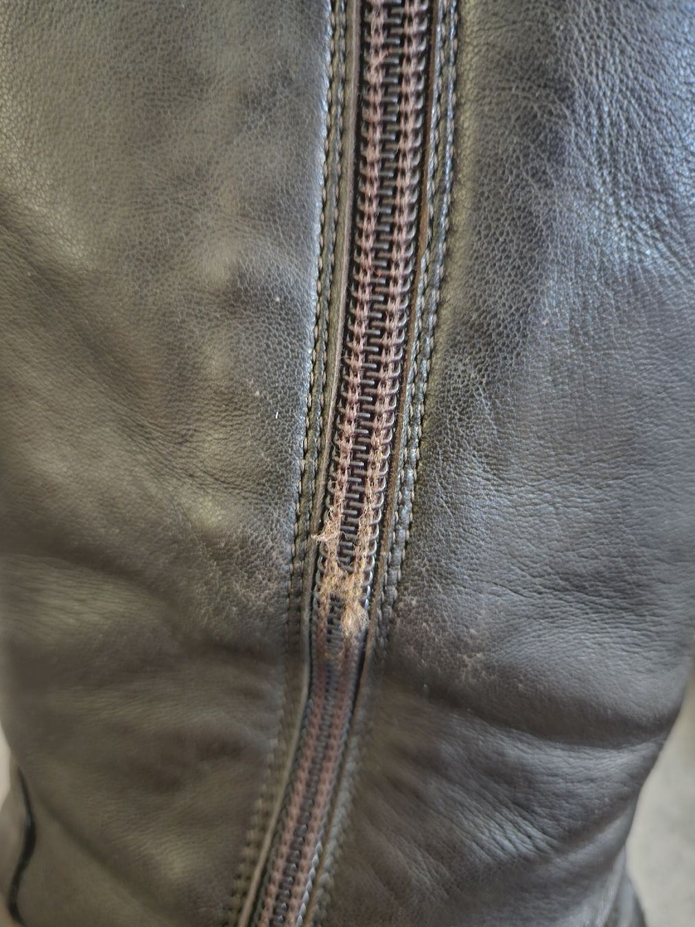 Scarpe da donna: Bottes en cuir marron foncé Viola Fonti – Usato da Bussigny venduto da niwa_mikan 5