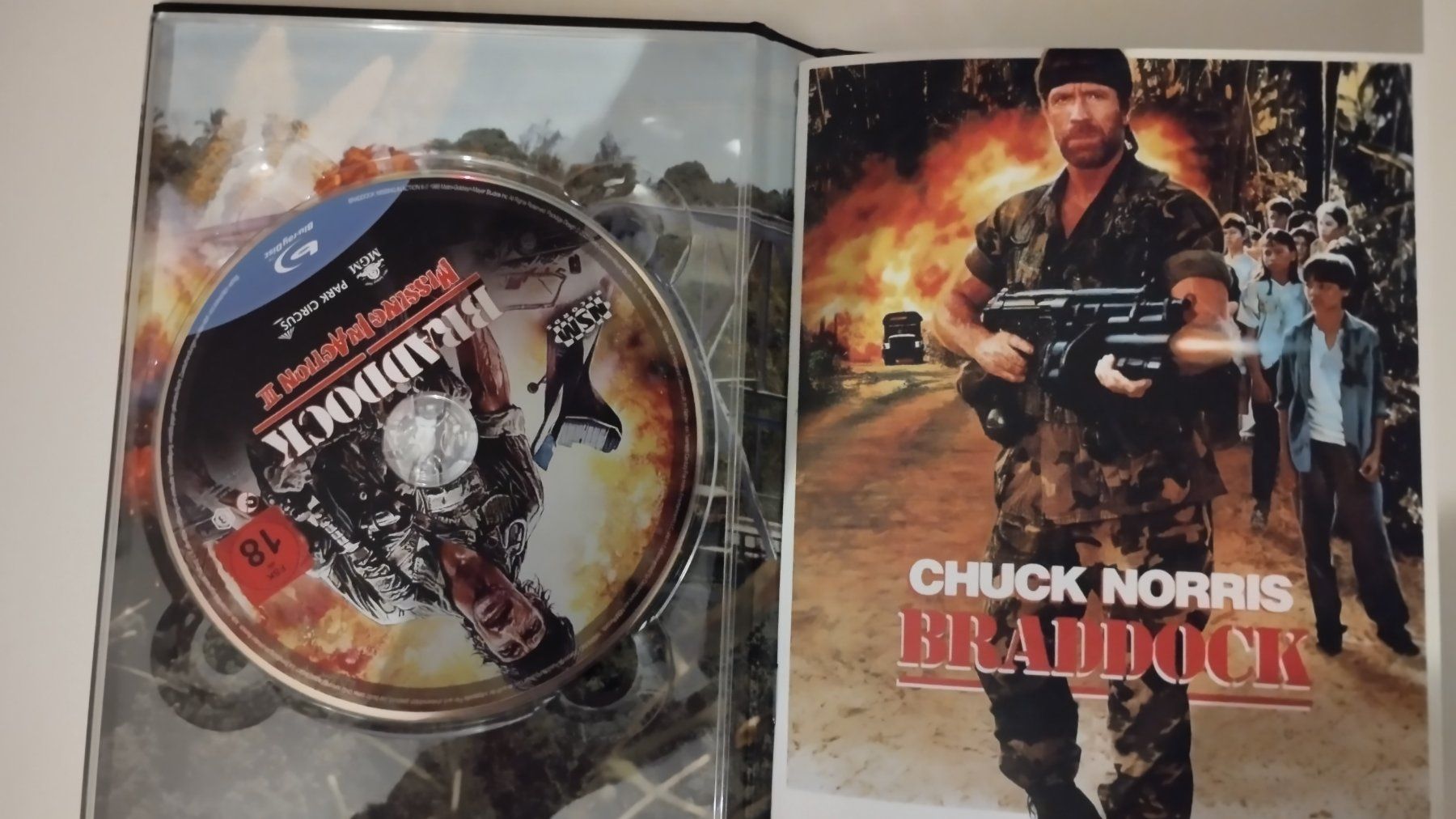 Tutti i DVDs: BRADDOCK-MISSING IN ACTION 3 MEDIABOOK / BLU-RAY/DVD – Nuovo (secondo la descrizione) da Basel venduto da Bal-Sagoth 2