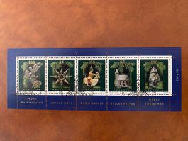 Weihnachten Briefmarken Helvetia 4.70 CHF, komplett,