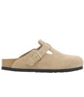 Birkenstock Boston Veloursleder Narrow-Sandcastle