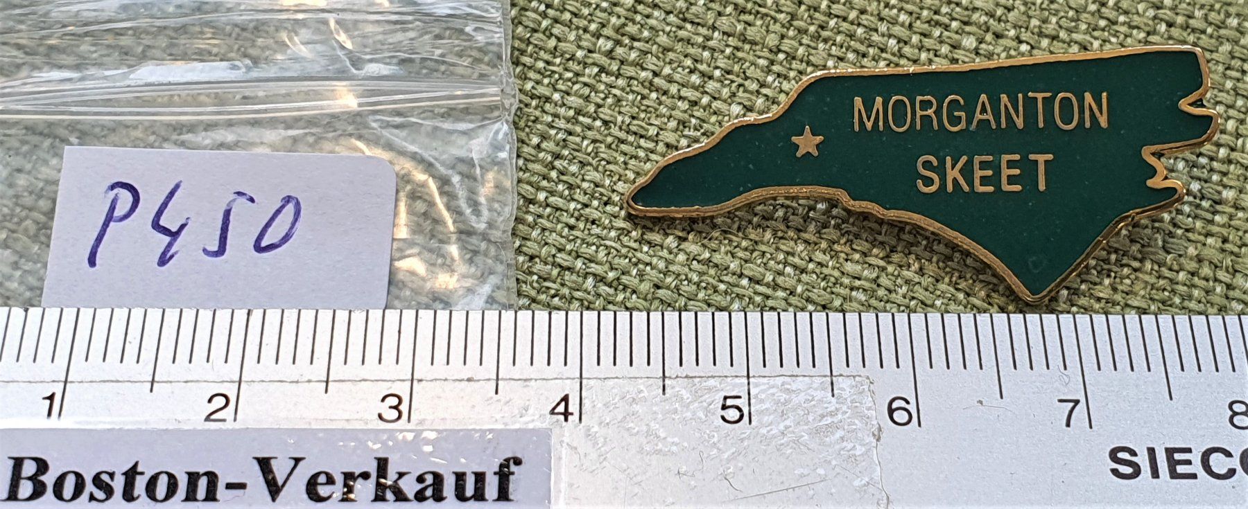 Broschen & Nadeln: P450 - Brosche Morganton Skeet  USA – Gebraucht aus Reinach BL von Boston-Verkauf 2