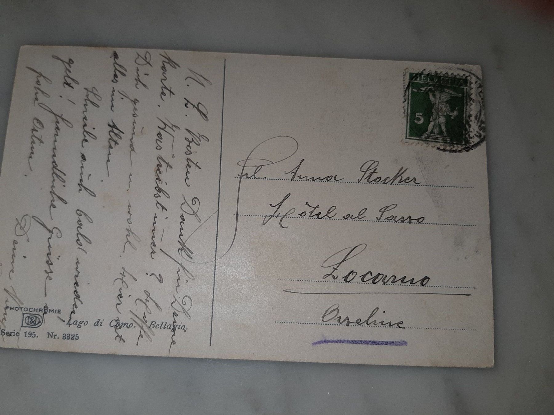 Cartes postales: A.K. Lago di Como – D'occasion à Rotkreuz par nigal 1