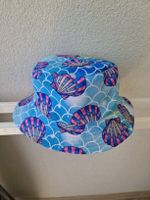 Bucket Hat Fischerhut Strandhut Muschelprint One Size