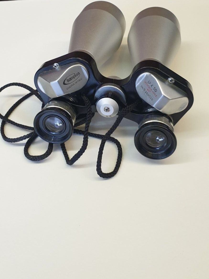 Binocoli: Feldstecher Champion 12x50 Extrawide Angle 60° – Usato da Emmen venduto da Brockofsky