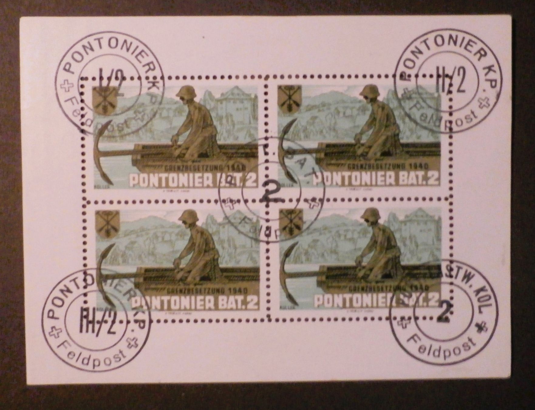 Tous les timbres: CH Soldatenmarken Block – D'occasion à Kehrsatz par Bernherb2