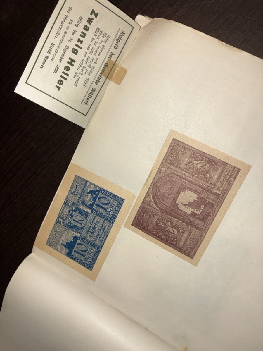 Banknoten: Collection de billets Notgeld , année 1920 – Neu und originalverpackt aus Semsales von Flohmarkt. 9