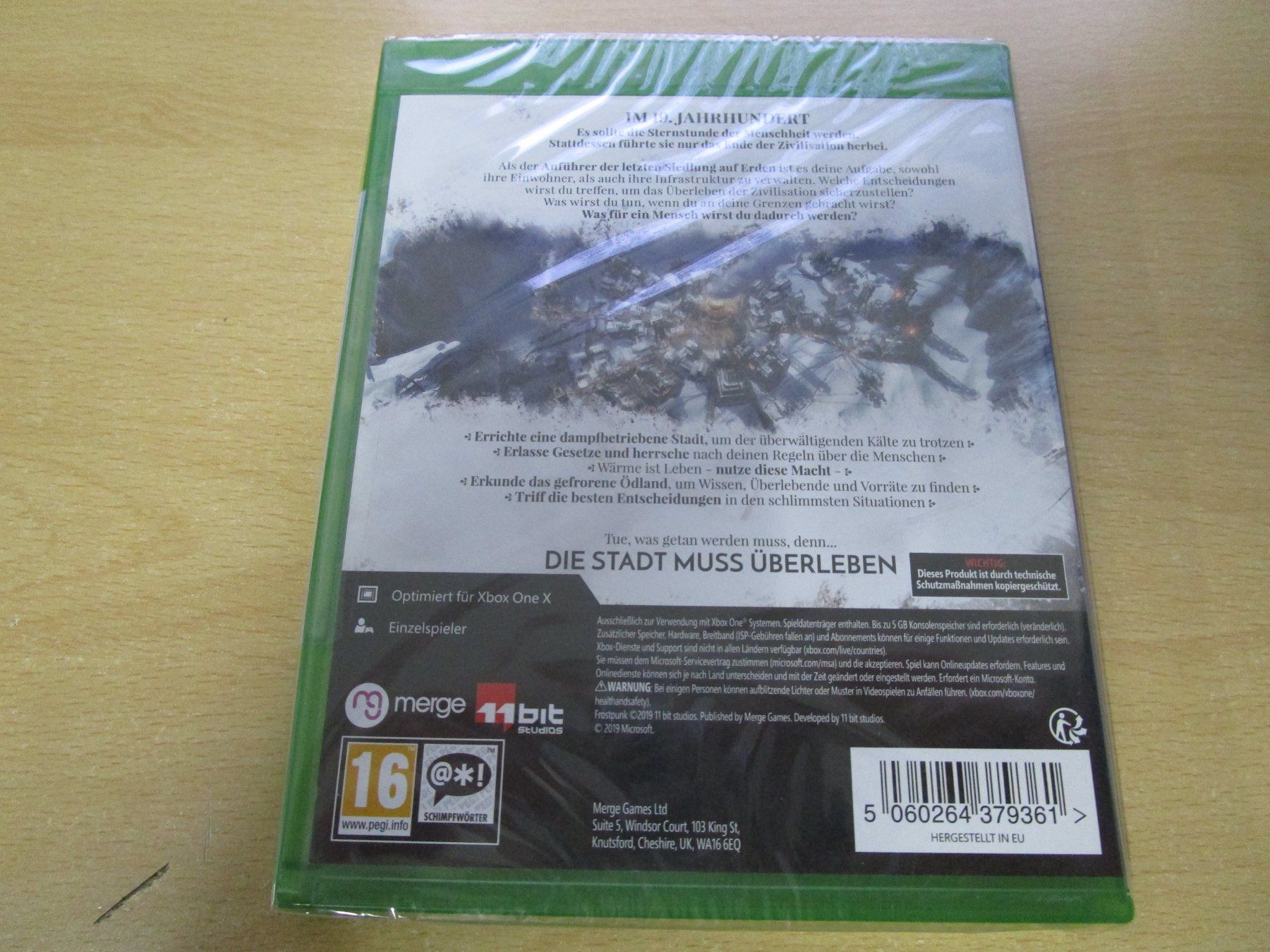 Microsoft Spiele: Frost Punk - Xbox One NEUWARE X1 – Neu und originalverpackt aus Goldau von agestuffer 1