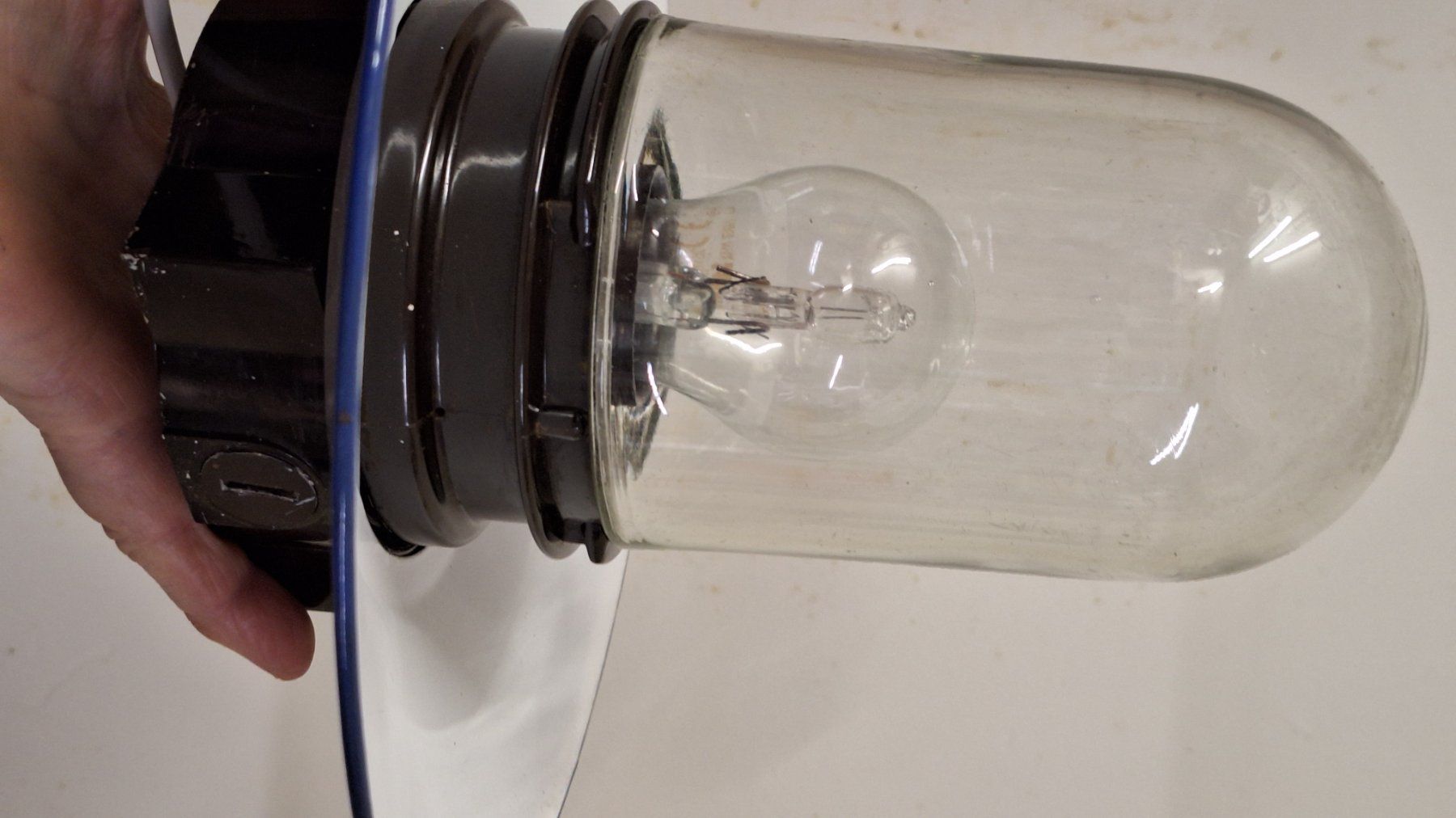 Kronleuchter & Deckenlampen: antike Deckenlampe, Email /Bakelit /Glas – Gebraucht aus Arlesheim von shopradl 4