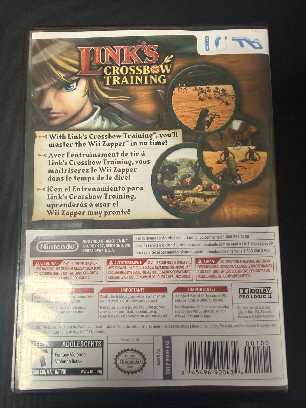 Nintendo Spiele: Link's Crossbow Training - Wii – Gebraucht aus Pont-de-la-Morge von Darfal 2