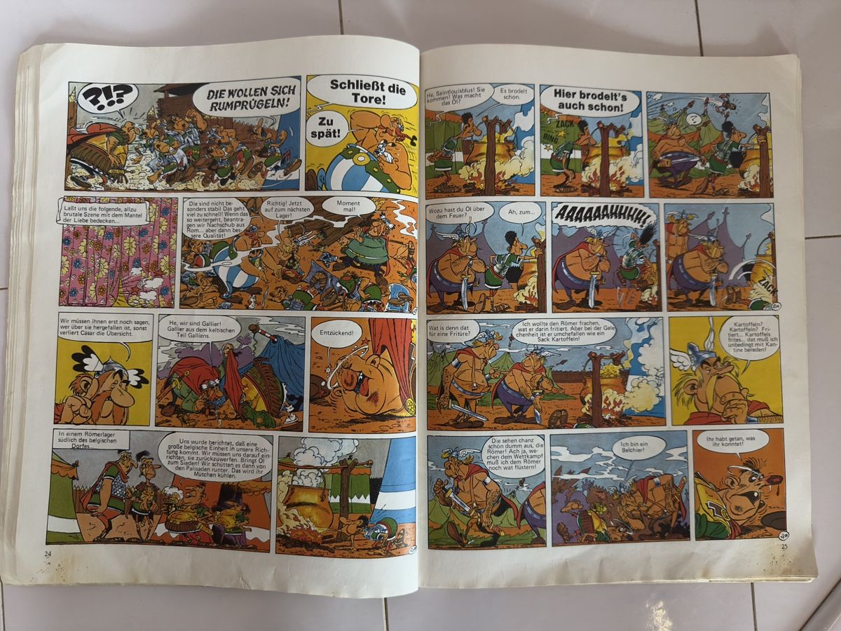 Comics: Asterix und Obelix bei den Belgiern Comic Heft – Gebraucht aus Haegendorf von Chruege 6