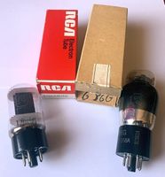 2 Röhren / Radioröhren 6Y6GA & 6Y6G (Endstufe),RCA & KEN-RAD