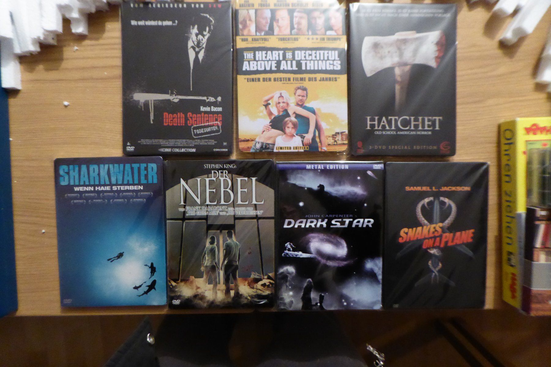 Tutti i DVDs: 7x Steelbook DVDs – Usato da Allschwil venduto da Summelsarium