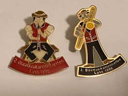 2 Pin Blasmusikantentreffen Lyss 1995 1996