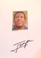 Javier Sotomayor Autogramm signiert Karte mit Bild 15x21cm