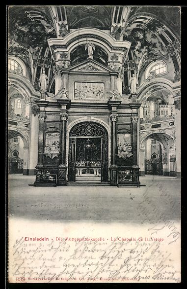 Cartes postales: AK Einsiedeln, Die Muttergotteskapelle – D'occasion à Berlin par bartko-reher