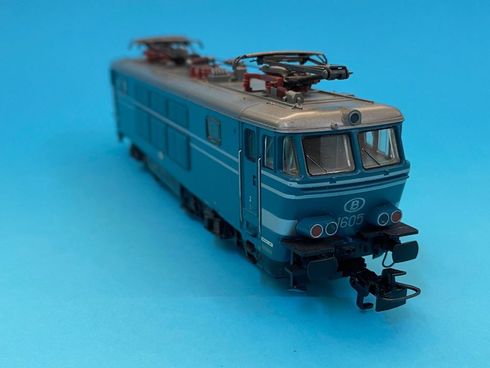 MES118) Märklin 3152 E-Lok Serie 1605 der SNCB, H0 AC OVP - Modellbahn