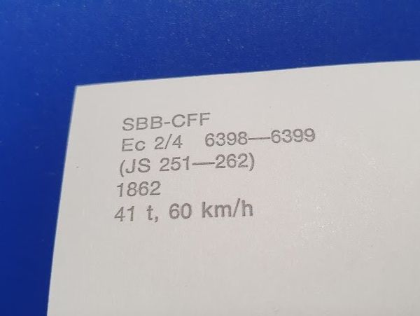 Ansichtskarten: Ansichtskarte SBB (JS) Ec2/4 6399 Romont Ort/Datum unbekannt – Gebraucht aus Seon von voAllBah 2