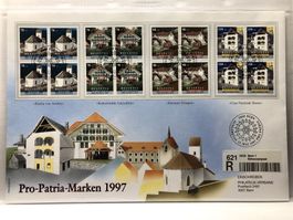 Grossbrief Pro Patria Kulturgüter und Landschaft II 1997 ET