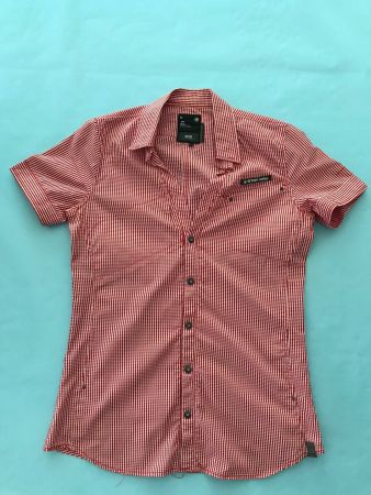 G-STAR RAW DENIM Damen Bluse rot kariert