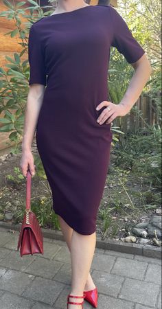Skinny Abito Dorothy Perkins Lungo  bordo scuro👌TgM/L