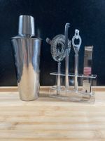 Cocktail Shaker Set, Edelstahl, 0.55 l, top Zustand