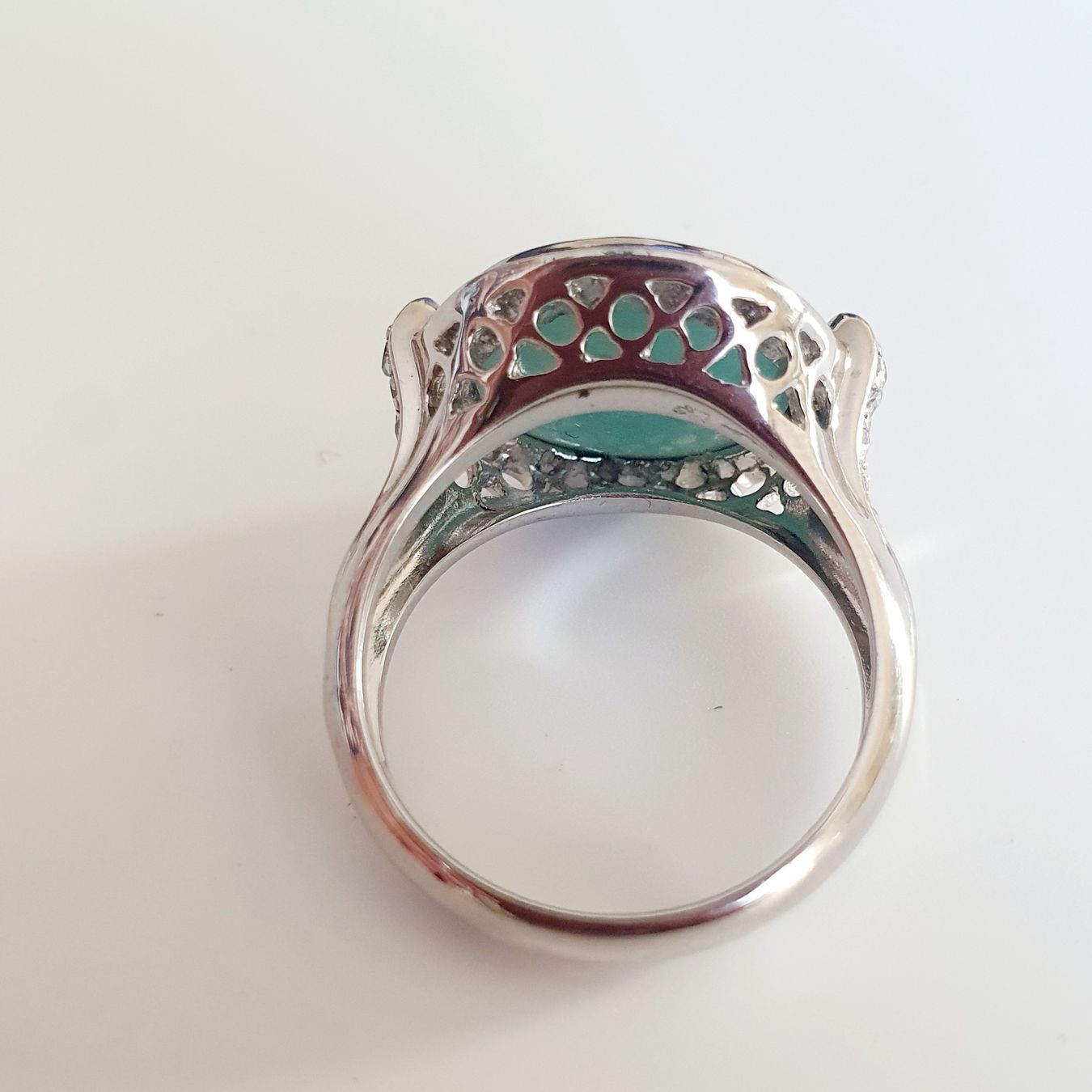 Anelli: Silber Ring 925 mit schmucksteine Gr  17,9 mm – Usato da Kreuzlingen venduto da Wunderkiste123 6